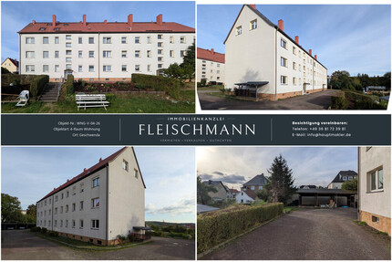 Geschwenda: 4-Zimmer-Wohnung mit Gartennutzung – Renovierungsobjekt mit klarem Grundriss