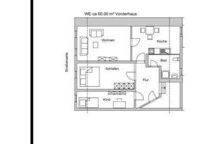 Neu Sanierte Dachgeschosswohnung ca. 60m² im Zentrum - Lunzenau