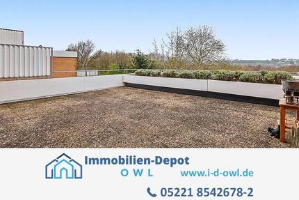 Großzügige 4-Zimmer-Wohnung mit XXL-Terrasse & Fernblick in Oberbecksen - Bad Oeynhausen Rehme