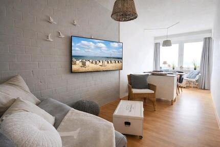 Bis 13.5. Heiligenhafen Meerblick Ferienwohnung Ostsee Hund 5P