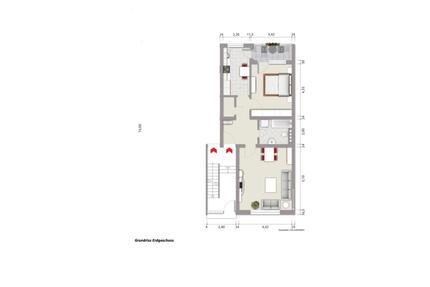 Sehr schöne gepflegte Erdgeschosswohnung mit Balkon im Herzen von - Duisburg Mittelmeiderich