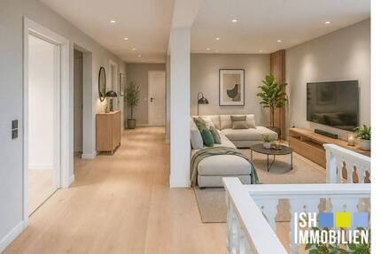 Ansprechende 2,5-Zimmer-Wohnung über zwei Ebenen mitten in der Stadt - Stade