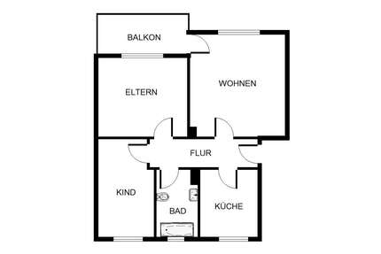 Wohnung zum Mieten in Gelsenkirchen 439,00 € 62.58 m²