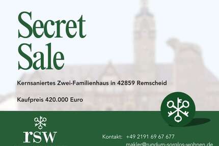 Haus zum Kaufen in Remscheid 420.000,00 € 150 m²