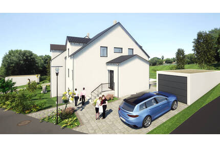 Moderne Doppelhaushälfte im stadtnahen Rögen - Coburg