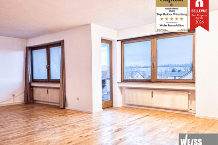 Geräumige 3 Zimmerwohnung mit Balkon - Volkach