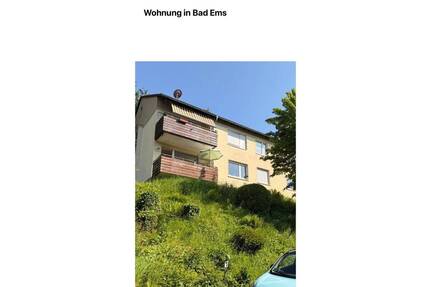 Eigentumswohnung mit Fernblick - 137.000,00&nbsp;EUR Kaufpreis, in Bad Ems (PLZ: 56130)
