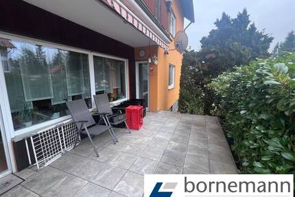 N-Kornburg! Schöne 4-Zi.-Wohnung mit Südterrasse, Garten, 2 Kellerräume + Garage! - Nürnberg