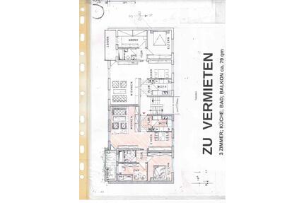 3,5 Zimmer, EBK, Bad , Balkon - 600,00&nbsp;EUR Kaltmiete, ca.&nbsp; 79,00&nbsp;m&sup2; in Meisenheim (PLZ: 55590)