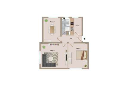 Wohnung zum Mieten in Magdeburg 582,85 € 68.57 m²