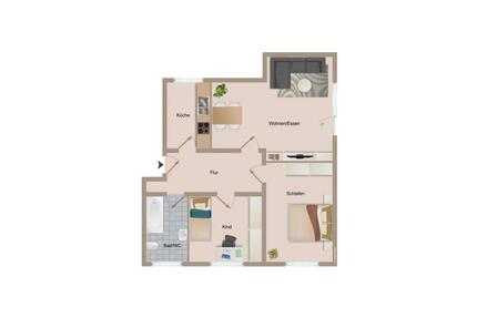 Moderne 3-Zimmerwohnung mit Terasse - Bretten