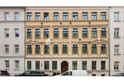 Altbauflair & Sonnenbalkon - Sehr gepflegte 2-Zimmer-Wohnung im sanierten Denkmal - Leipzig Anger-Crottendorf