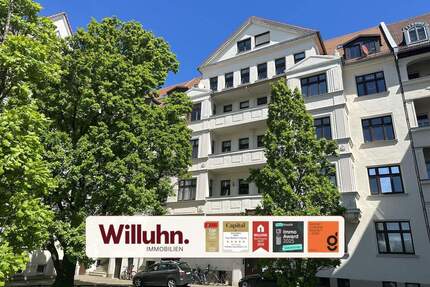 Bald bezugsfrei | 130 Quadratmeter | 2 Balkone | Kamin | Denkmalimmobilie - Leipzig Reudnitz-Thonberg