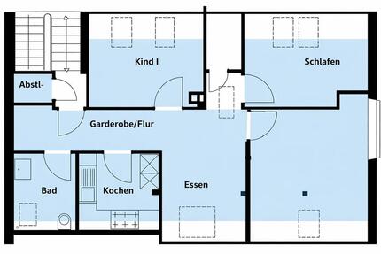 3‑Zimmer‑Wohnung in Nersingen mit EBK, inkl. aller NK