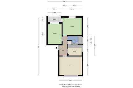 Wohnung zum Kaufen in Duisburg 89.000,00 € 72 m²