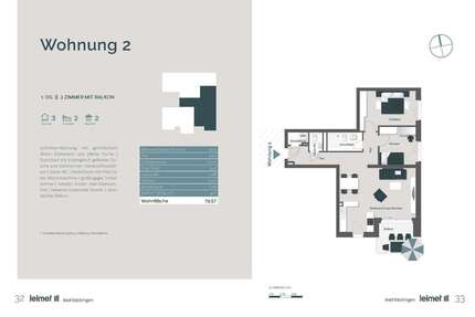 Wohnung zum Kaufen in Bad Säckingen 434.000,00 € 79.57 m²