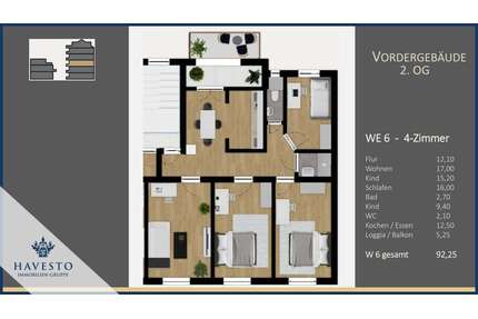 Wohnung zum Kaufen in Nürnberg 525.825,00 € 92.25 m²