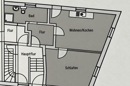 Biete 2 Zimmer Wohnung in Schleswiger Innenstadt an