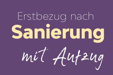 Stilvoll wohnen: Erstbezug nach Sanierung mit Aufzug und Balkon mitten im Herzen der Stadt. - Gera Innenstadt