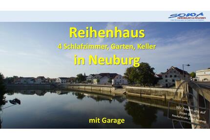 Reihenhaus mit 4 Schlafzimmer Garten und Terrasse in Neuburg zu vermieten - Ein Objekt von Ihrem Immobilienpartner SOWA Immobilien und Finanzen