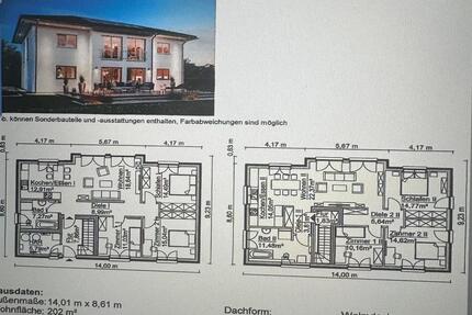 Eigentumswohnung im KfW 40 Zweifamilienhaus oben oderund unten - Machern