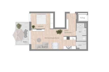 Wohnung zum Mieten in Besigheim 1.030,00 € 64.75 m²