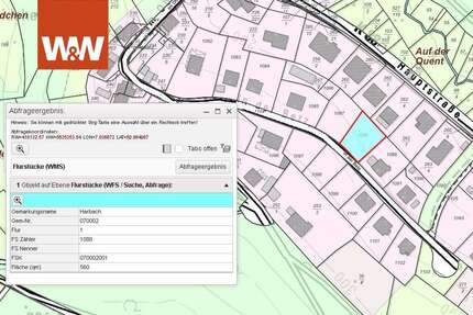 Grundstück zu verkaufen in Harbach 24.000,00 € 560 m²
