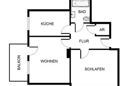 Wohnung zum Mieten in Gelsenkirchen 389,00 € 58.07 m²