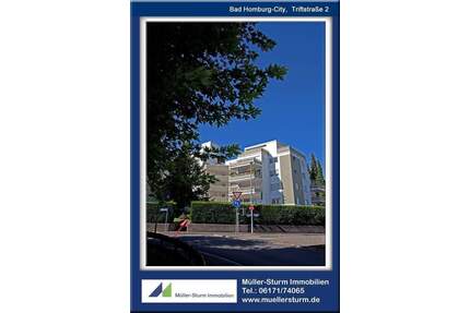 Bad Homburg- City-Triftstraße 2: Großzügige 3-Z-ETW mit Blick ins grüne!° - Bad Homburg vor der Höhe