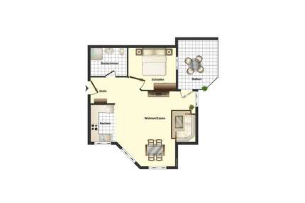 Wohnung zum Mieten in Heilbronn 490,00 € 38 m²