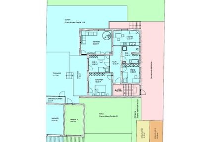 Großzügige helle 5-Zimmer-Wohnung mit Terrasse u Garten in Allach - München Allach-Untermenzing