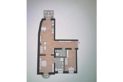 Ruhige 3-Raum-Wohnung zu vermieten - Burg
