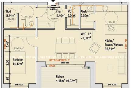 Wohnung zum Mieten in Borken 925,00 € 71 m²