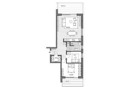 Exklusive Neubauwohnung in direkter Mainlage mit Balkon - Seligenstadt Klein-Welzheim