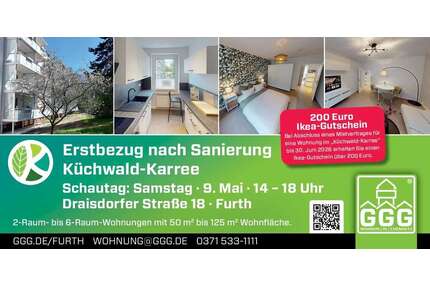 Wohnung zum Mieten in Chemnitz 420,00 € 60.73 m²