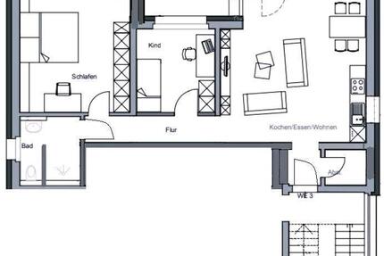 Kernsanierte 50-127m² Wohnungen in Pflaumheim, KFW 70 EE - Großostheim