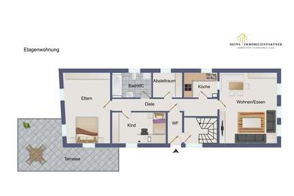 Wohnung zum Kaufen in Karlstadt 195.000,00 € 105 m²