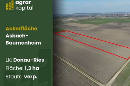 Grundstück in Asbach-Bäumenheim 359.000,00 € 13070 m²