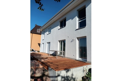 Erstbezug: 4-Zi.-Wohnung in DHH mit Terrasse und eigenem Gartenanteil höchster Energiestandard - Dresden