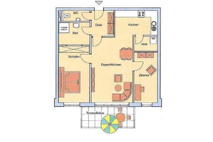 ETW 3,5 Zi, Energieeffizient (KFW 55), neuwertig, barrierefrei - Pforzheim Buckenberg