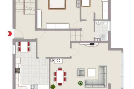 3 ZKB Wohnung mit großer Terrasse und Garten - Bad Berleburg