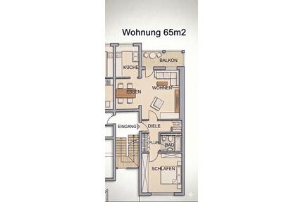 Helle 2-Zimmer-Wohnung in Do.-Menglinghausen - Dortmund Hombruch