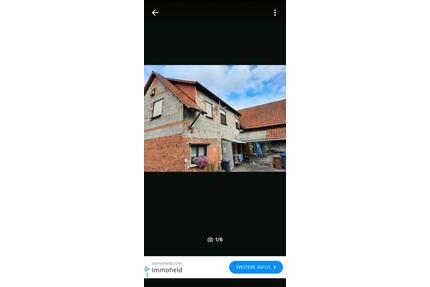 2 Fam. Haus Teil- Rohbau in Sterbfritz, 165 qm WF und Garten - Schlüchtern