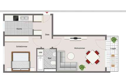 Wohnung zum Mieten in Fürstenfeldbrück 1.200,00 € 66 m²