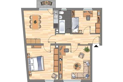 Demnächst frei! 3-Zimmer-Wohnung in Frankenthal (Pfalz)
