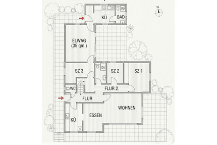 Freistehender Bungalow auf 785 m² Grundstück mit Einliegerwohnung in Kohlscheid-Bank - Herzogenrath-Kohlscheid-Bank