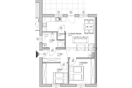 Hübsche 3-Raumwohnung in ruhiger Lage ab August zu vermieten - Pulsnitz