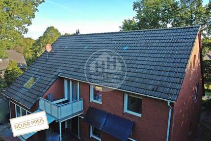 Weiträumige Obergeschosswohnung mit sonnigem Balkon - Aurich / Rahe