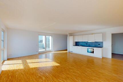 Familienglück auf 132 Quadratmetern: 4-Zimmer-Penthousewohnung - Mannheim Käfertal