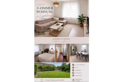 Stilvolle 3 - Zimmer - Wohnung mit Gartennutzung und Garage in Lispenhausen - Rotenburg an der Fulda